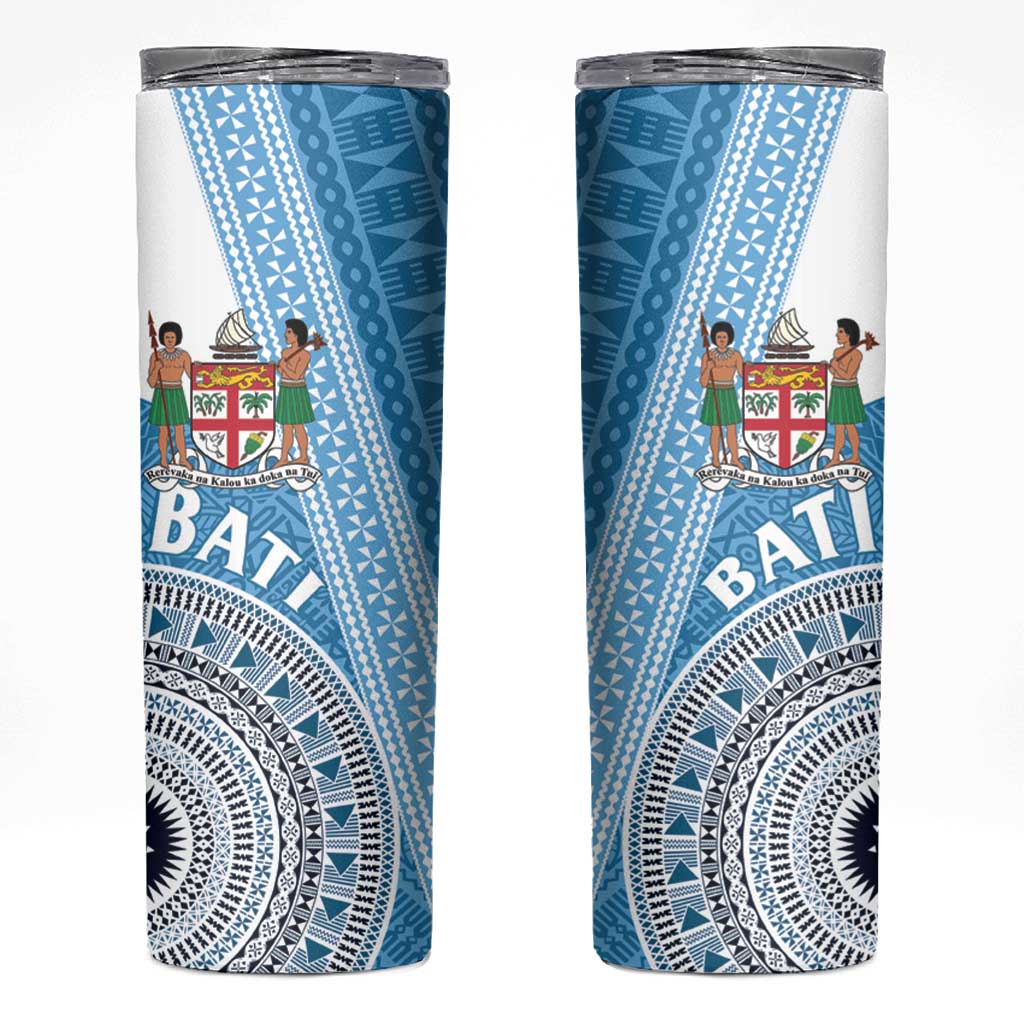 Fiji Rugby Bati Skinny Tumbler Tapa Pattern