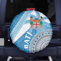 Fiji Rugby Bati Spare Tire Cover Tapa Pattern LT01 - Polynesian Pride