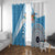 Fiji Rugby Bati Window Curtain Tapa Pattern