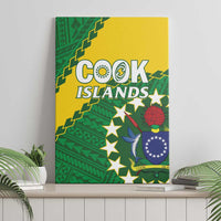 Cook Islands Rugby Kukis Canvas Wall Art Circle Stars LT01 - Polynesian Pride