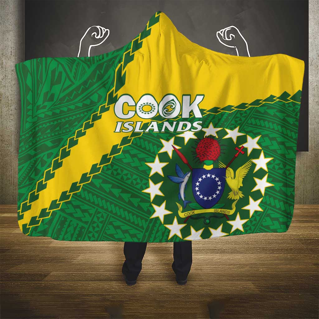 Cook Islands Rugby Kukis Hooded Blanket Circle Stars LT01 - Polynesian Pride