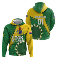 Custom Cook Islands Rugby Kukis Hoodie Circle Stars LT01 - Polynesian Pride
