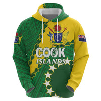 Custom Cook Islands Rugby Kukis Hoodie Circle Stars LT01 - Polynesian Pride