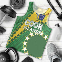 Custom Cook Islands Rugby Kukis Men Tank Top Circle Stars LT01 - Polynesian Pride