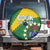 Cook Islands Rugby Kukis Spare Tire Cover Circle Stars