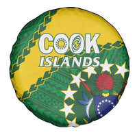 Cook Islands Rugby Kukis Spare Tire Cover Circle Stars LT01 - Polynesian Pride