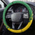 Cook Islands Rugby Kukis Steering Wheel Cover Circle Stars