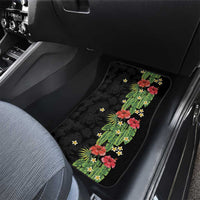 Hawaiian Hibiscus Plumeria Car Mats Tropical Leaves LT01 - Polynesian Pride