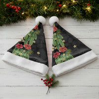 Hawaiian Hibiscus Plumeria Christmas Santa Hat Tropical Leaves LT01 - Polynesian Pride