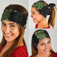 Hawaiian Hibiscus Plumeria Neck Gaiter Tropical Leaves LT01 - Polynesian Pride