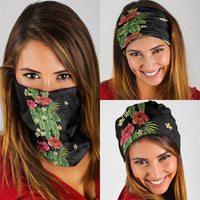 Hawaiian Hibiscus Plumeria Neck Gaiter Tropical Leaves LT01 - Polynesian Pride