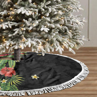 Hawaiian Hibiscus Plumeria Tree Skirt Tropical Leaves LT01 - Polynesian Pride