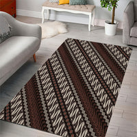 Yogyakarta Parang Batik Motifs Area Rug Indonesian Traditional Pattern LT01 - Polynesian Pride