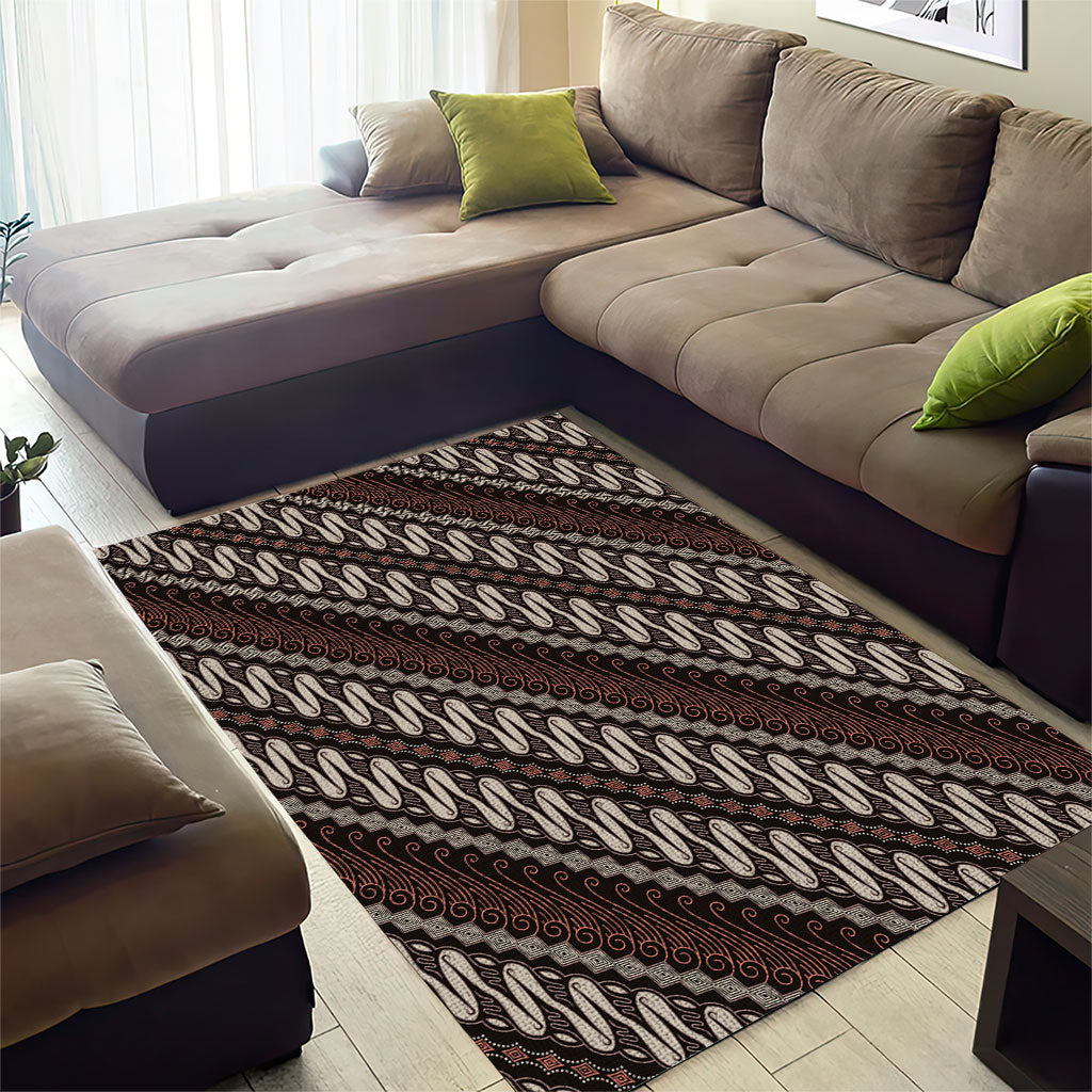 Yogyakarta Parang Batik Motifs Area Rug Indonesian Traditional Pattern LT01 - Polynesian Pride