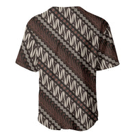 Yogyakarta Parang Batik Motifs Baseball Jersey Indonesian Traditional Pattern LT01 - Polynesian Pride