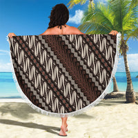 Yogyakarta Parang Batik Motifs Beach Blanket Indonesian Traditional Pattern LT01 - Polynesian Pride