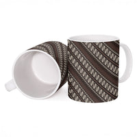 Yogyakarta Parang Batik Motifs Ceramic Mug Indonesian Traditional Pattern LT01 - Polynesian Pride