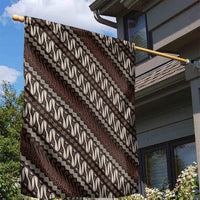 Yogyakarta Parang Batik Motifs Garden Flag Indonesian Traditional Pattern LT01 - Polynesian Pride