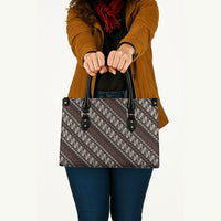 Yogyakarta Parang Batik Motifs Leather Bag Indonesian Traditional Pattern LT01 - Polynesian Pride