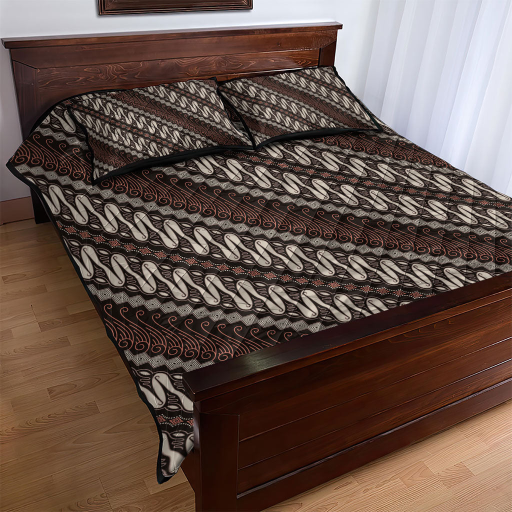 Yogyakarta Parang Batik Motifs Quilt Bed Set Indonesian Traditional Pattern LT01 - Polynesian Pride