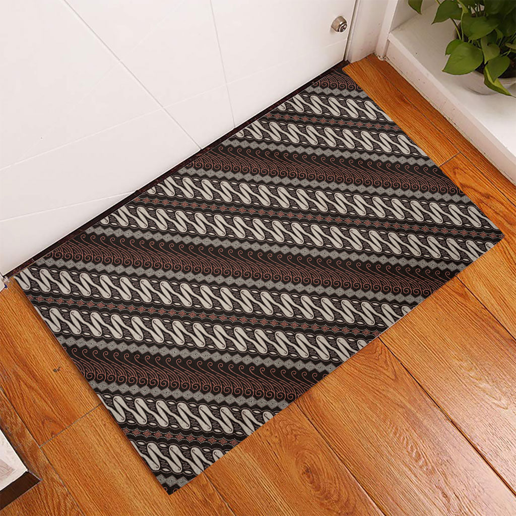 Yogyakarta Parang Batik Motifs Rubber Doormat Indonesian Traditional Pattern LT01 - Polynesian Pride
