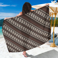 Yogyakarta Parang Batik Motifs Sarong Indonesian Traditional Pattern LT01 One Size 44 x 66 inches Brown - Polynesian Pride