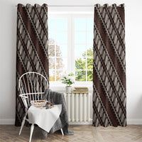 Yogyakarta Parang Batik Motifs Window Curtain Indonesian Traditional Pattern LT01 - Polynesian Pride