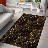 Batik Sekar Jagad Area Rug Indonesian Traditional Pattern LT01 - Polynesian Pride
