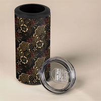 Batik Sekar Jagad 4 in 1 Can Cooler Tumbler Indonesian Traditional Pattern LT01 - Polynesian Pride
