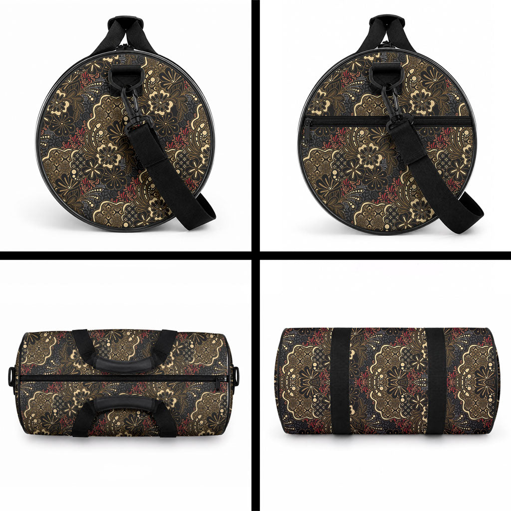 Batik Sekar Jagad Duffle Bag Indonesian Traditional Pattern LT01 - Polynesian Pride