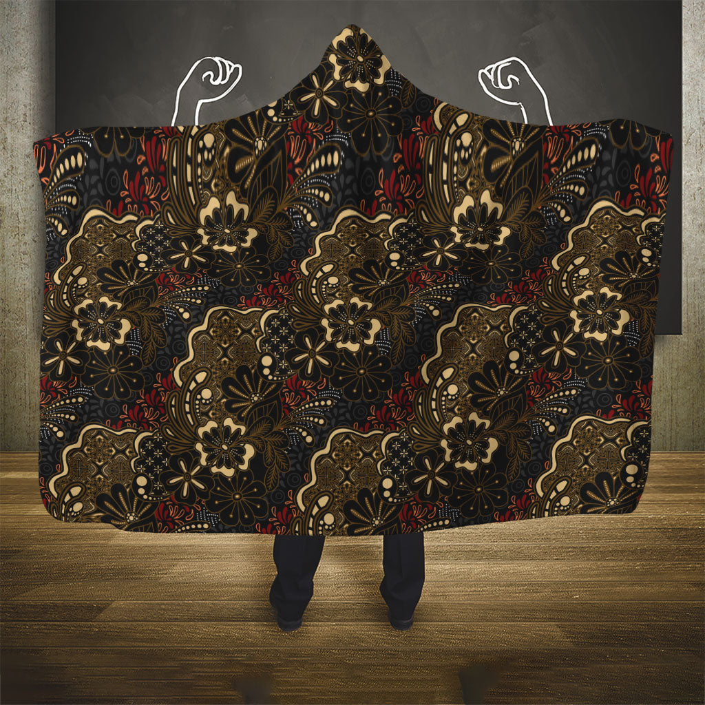 Batik Sekar Jagad Hooded Blanket Indonesian Traditional Pattern LT01 - Polynesian Pride