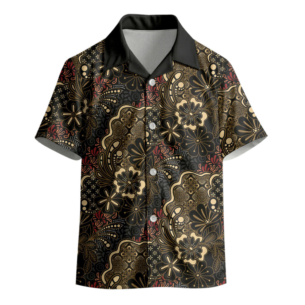 Batik Sekar Jagad Kid Hawaiian Shirt Indonesian Traditional Pattern LT01 - Polynesian Pride