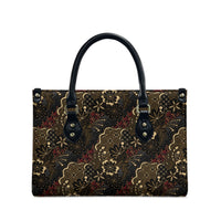 Batik Sekar Jagad Leather Bag Indonesian Traditional Pattern LT01 - Polynesian Pride