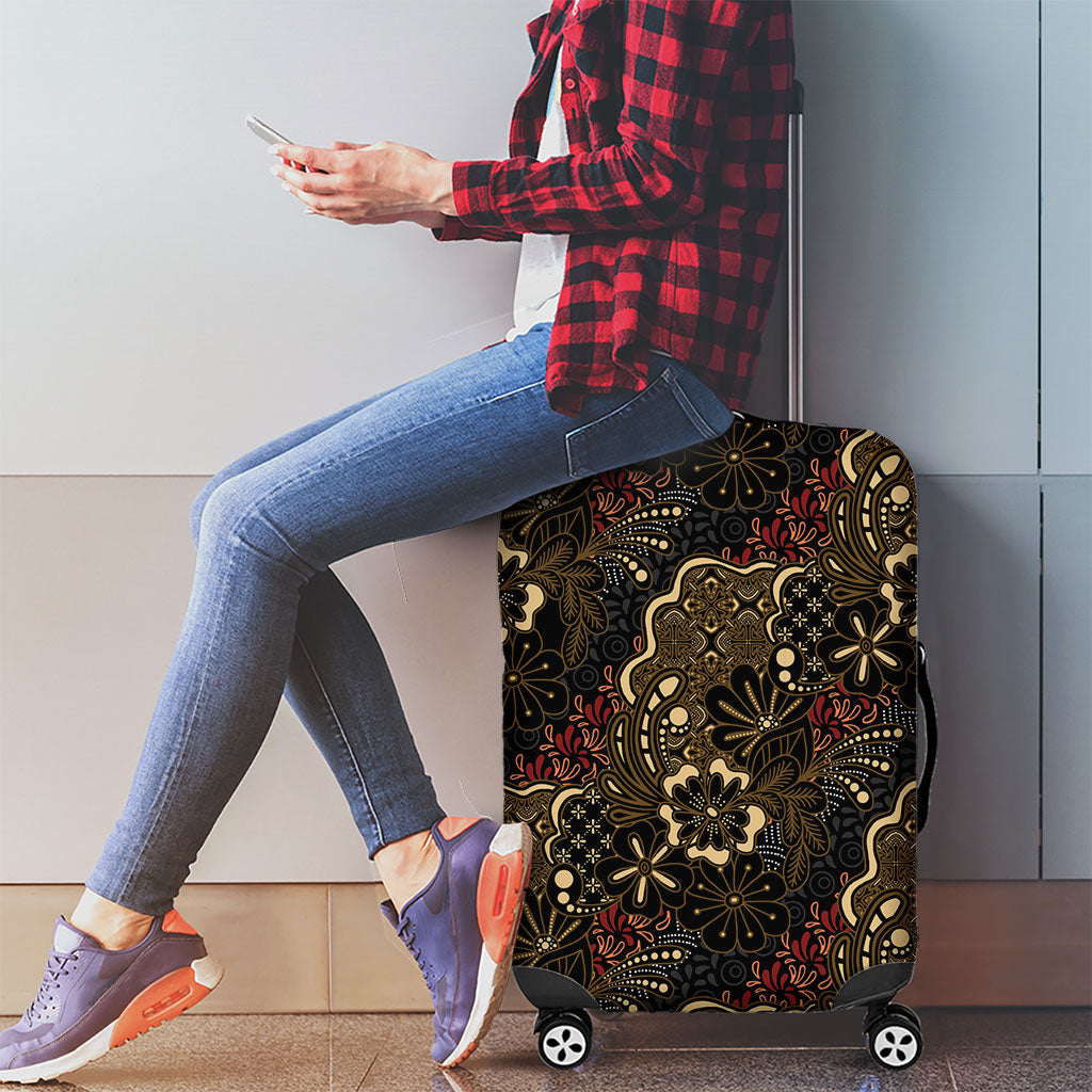 Batik Sekar Jagad Luggage Cover Indonesian Traditional Pattern LT01 - Polynesian Pride