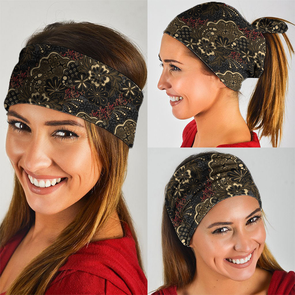 Batik Sekar Jagad Neck Gaiter Indonesian Traditional Pattern LT01 - Polynesian Pride