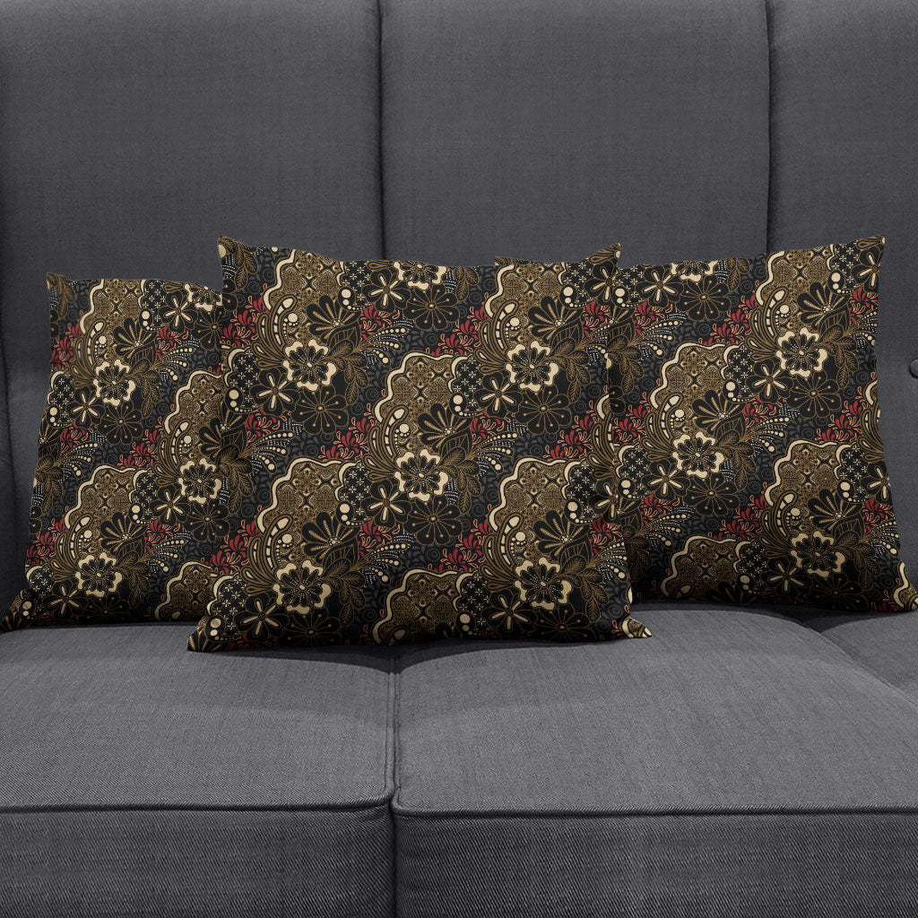 Batik Sekar Jagad Pillow Cover Indonesian Traditional Pattern LT01 - Polynesian Pride