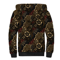 Batik Sekar Jagad Sherpa Hoodie Indonesian Traditional Pattern LT01 - Polynesian Pride