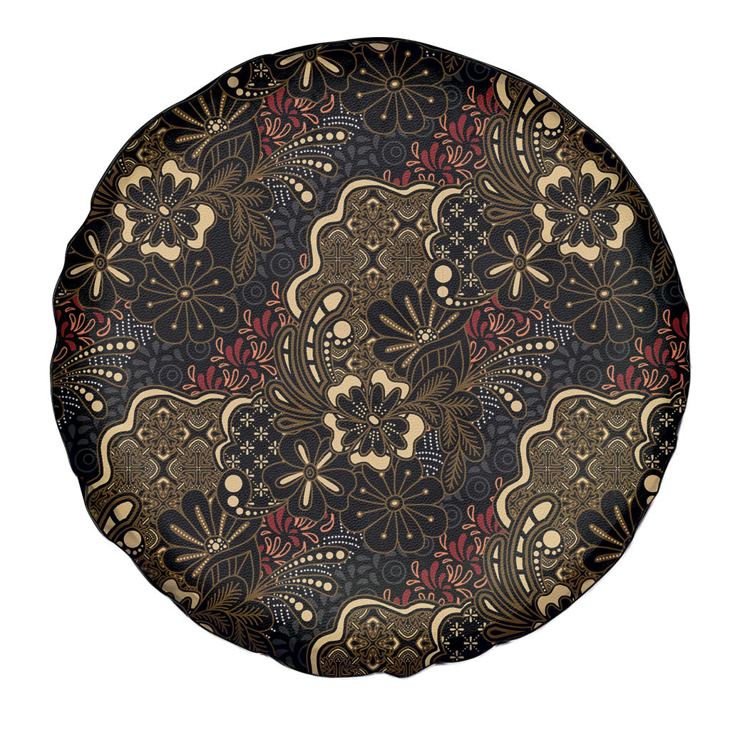 Batik Sekar Jagad Spare Tire Cover Indonesian Traditional Pattern LT01 - Polynesian Pride