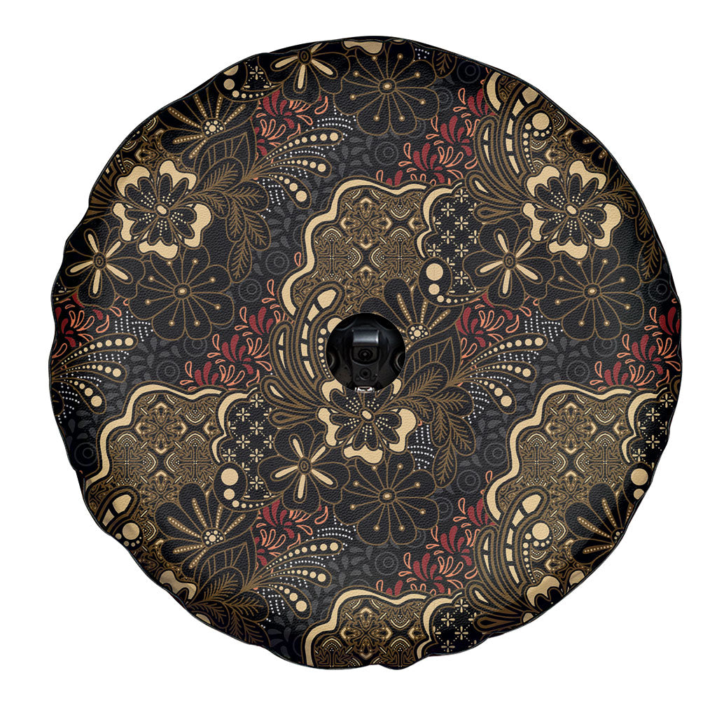 Batik Sekar Jagad Spare Tire Cover Indonesian Traditional Pattern LT01 - Polynesian Pride