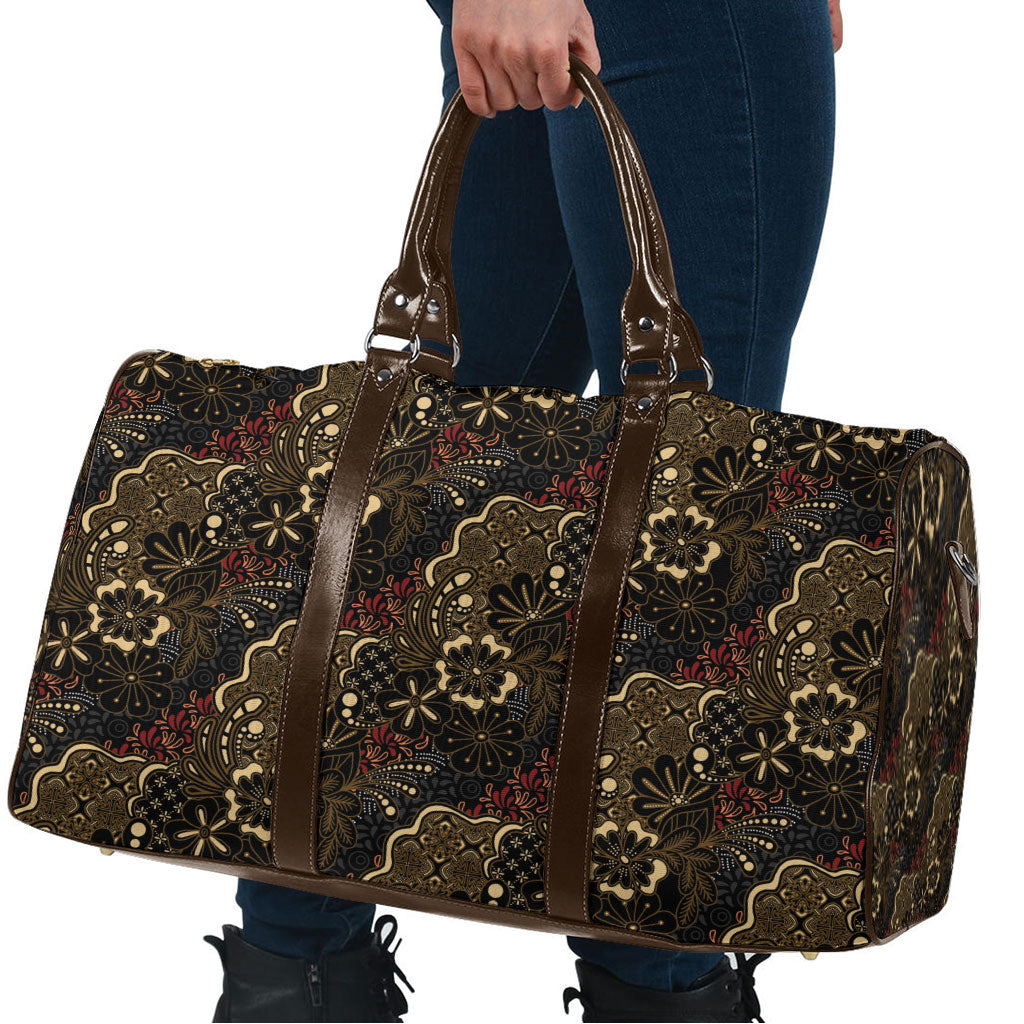 Batik Sekar Jagad Travel Bag Indonesian Traditional Pattern LT01 - Polynesian Pride