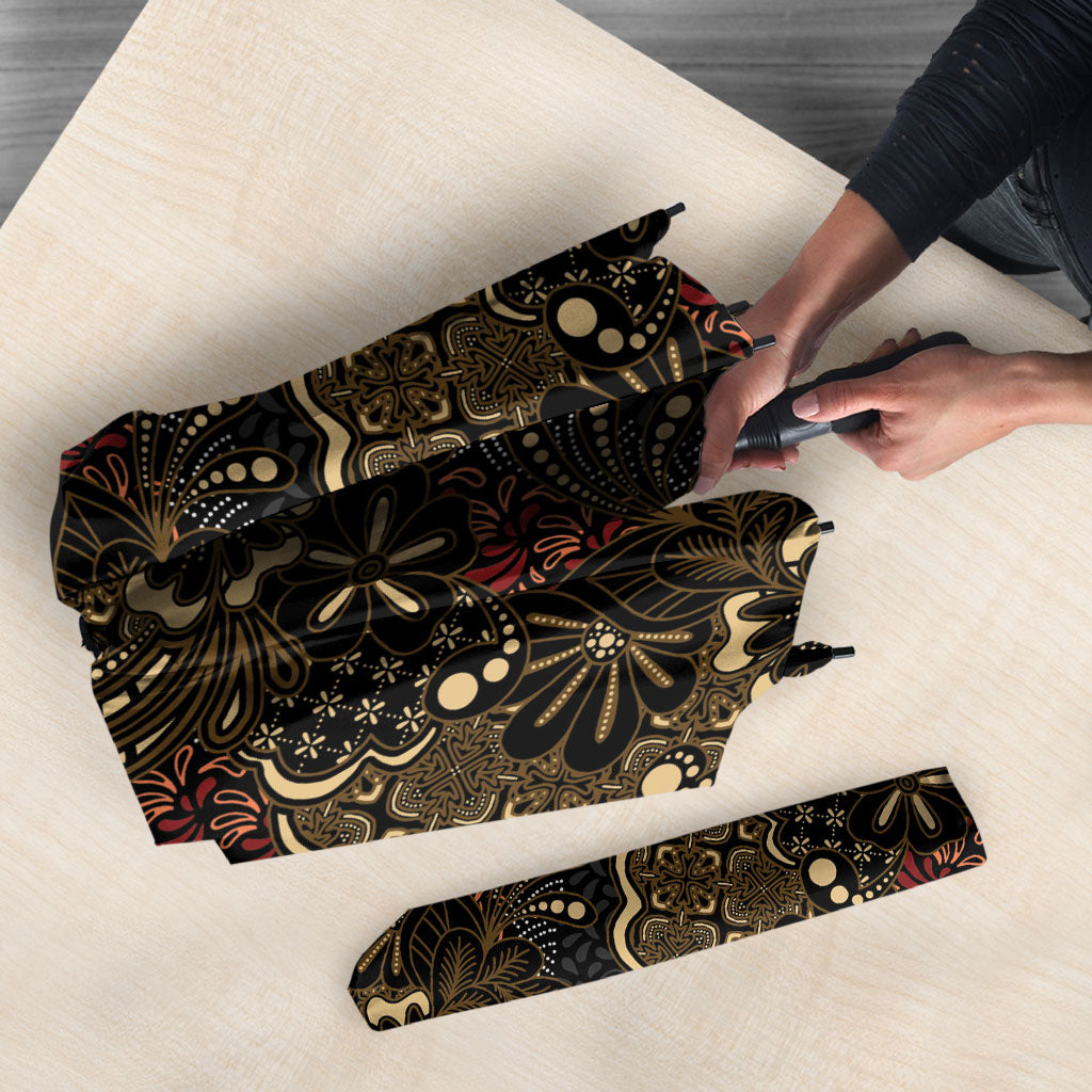 Batik Sekar Jagad Umbrella Indonesian Traditional Pattern LT01 - Polynesian Pride