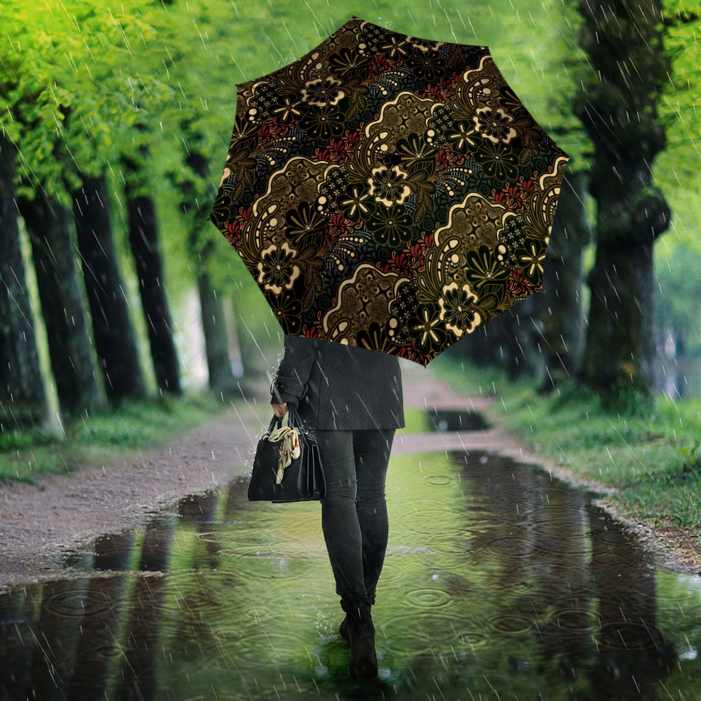 Batik Sekar Jagad Umbrella Indonesian Traditional Pattern LT01 - Polynesian Pride
