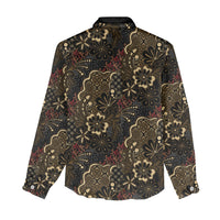 Batik Sekar Jagad Women Casual Shirt Indonesian Traditional Pattern LT01 - Polynesian Pride