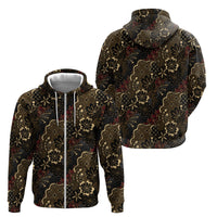 Batik Sekar Jagad Zip Hoodie Indonesian Traditional Pattern LT01 - Polynesian Pride