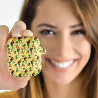 Hawaii Hula Girl Tropical AirPods Case Yellow Palaka LT01 - Polynesian Pride