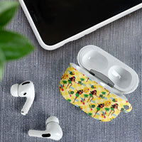 Hawaii Hula Girl Tropical AirPods Case Yellow Palaka LT01 - Polynesian Pride