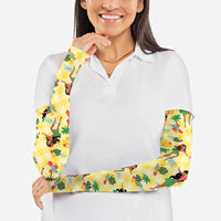 Hawaii Hula Girl Tropical Arm Sleeves Yellow Palaka LT01 - Polynesian Pride