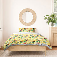 Hawaii Hula Girl Tropical Bedding Set Yellow Palaka LT01 - Polynesian Pride