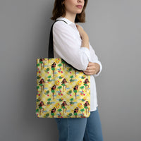 Hawaii Hula Girl Tropical Tote Bag Yellow Palaka LT01 - Polynesian Pride
