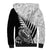 New Zealand Silver Fern Rugby Sherpa Hoodie Aotearoa Maori Black Version LT01 - Polynesian Pride